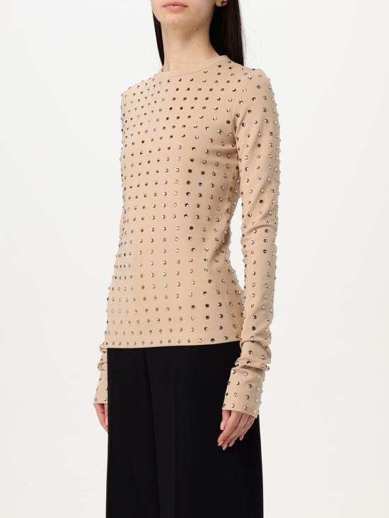 25FW 스포트막스 긴팔 티셔츠 2512941031600 001 Nude - SPORTMAX