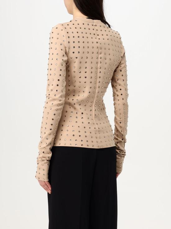 25FW 스포트막스 긴팔 티셔츠 2512941031600 001 Nude - SPORTMAX