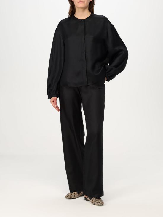 25FW 루루 스튜디오 긴팔 티셔츠 ALBIA BLACK Black - LOULOU STUDIO