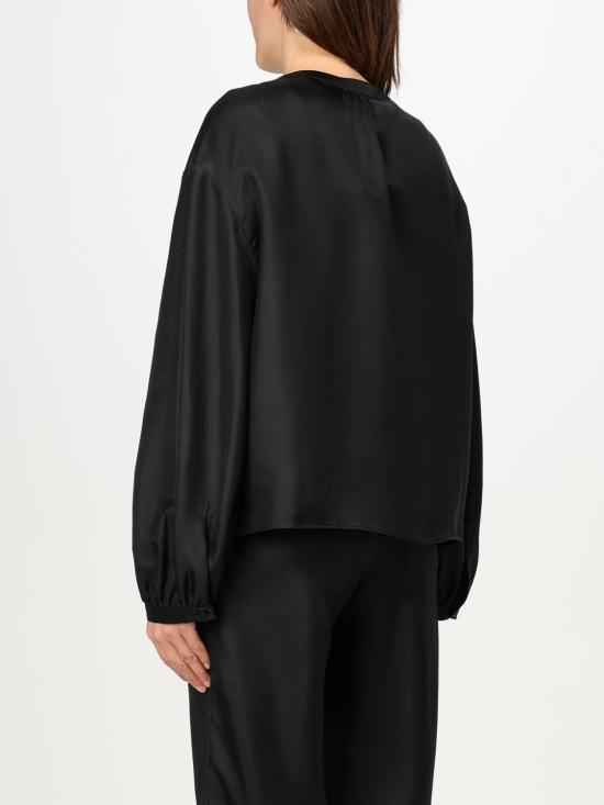 25FW 루루 스튜디오 긴팔 티셔츠 ALBIA BLACK Black - LOULOU STUDIO