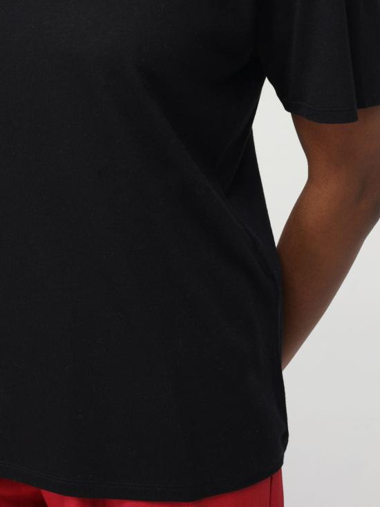 25FW 루루 스튜디오 반팔 티셔츠 EZRA Black - LOULOU STUDIO