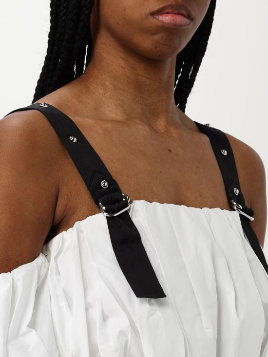 25FW 핑코 민소매 티셔츠 105176A2LD ZZ1 White - PINKO