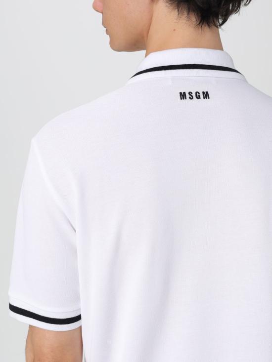 25SS 모스키노 폴로 티셔츠 16059311 0001 White - MOSCHINO