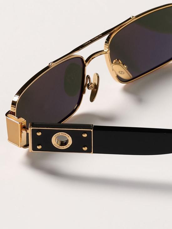 26SS 린다페로우 선글라스 LFL1470C1SUNC1 YELLOWGOLD BLACK GREY Gold - LINDA FARROW