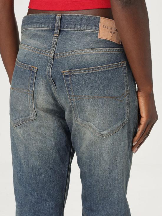 25SS 발렌시아가 데님 팬츠 814357TBP01 1000 Black - BALENCIAGA