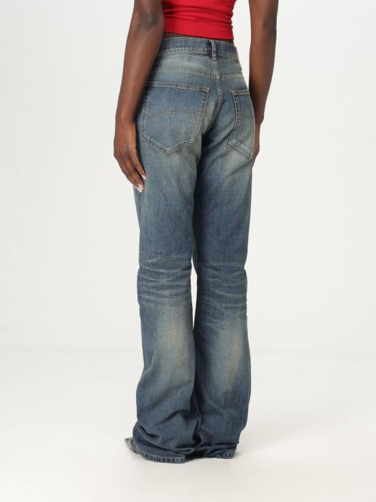 25SS 발렌시아가 데님 팬츠 814357TBP01 1000 Black - BALENCIAGA