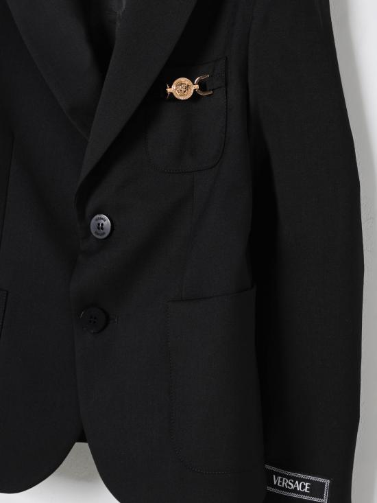 25SS [키즈] 베르사체 캐주얼 자켓 10183111A12354 1B000 Black - VERSACE