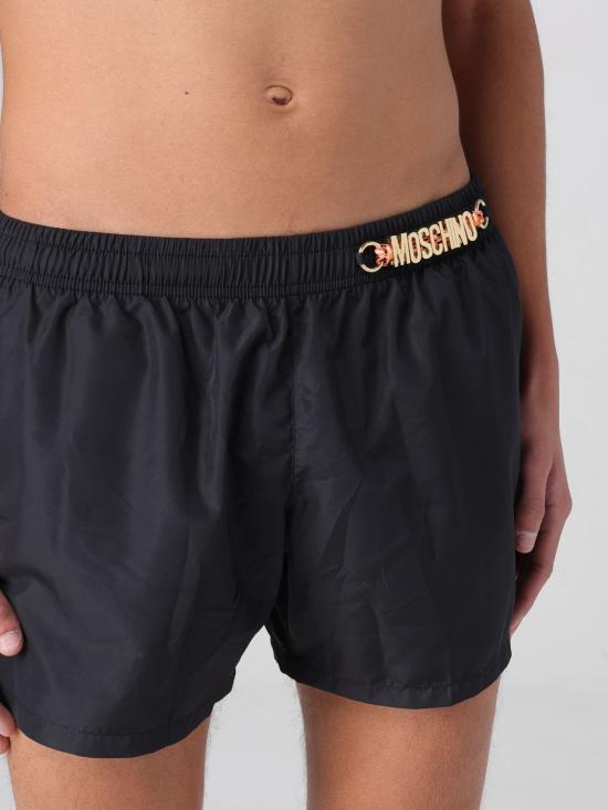 25SS 모스키노 스윔팬츠 42029301 0555 Black - MOSCHINO