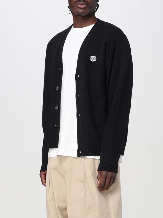 25SS 겐조 가디건 FF55CA7273LE 99J Black - KENZO