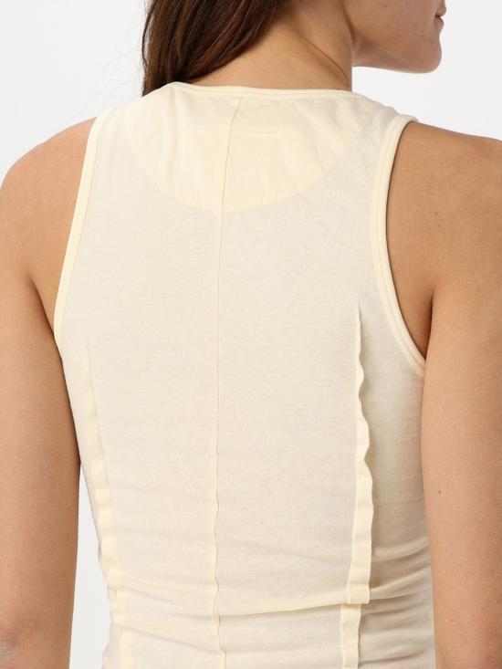 25SS MM6 메종마르지엘라 롱 원피스 S62DG0048M20108 151 White - MM6 MAISON MARGIELA