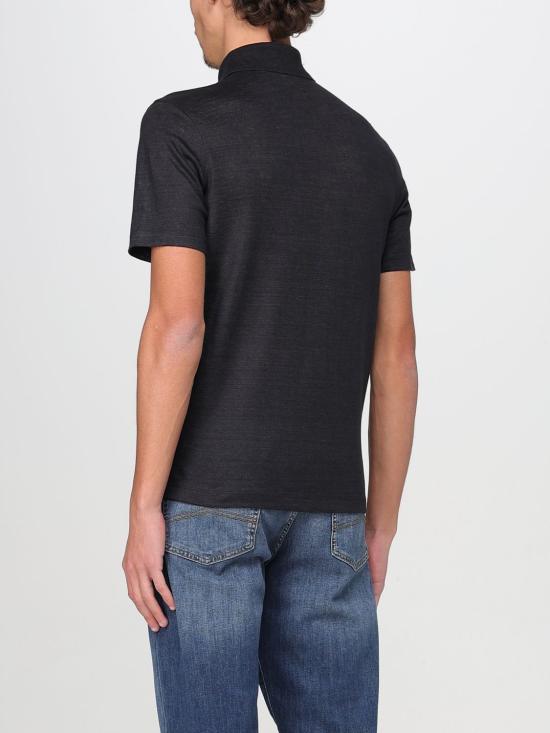 25SS 폴앤샤크 폴로 티셔츠 25411243 011 Black - PAUL & SHARK