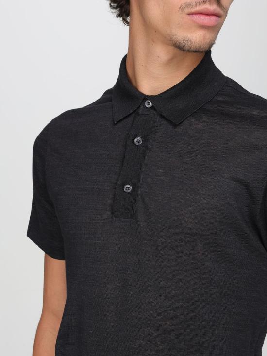 25SS 폴앤샤크 폴로 티셔츠 25411243 011 Black - PAUL & SHARK