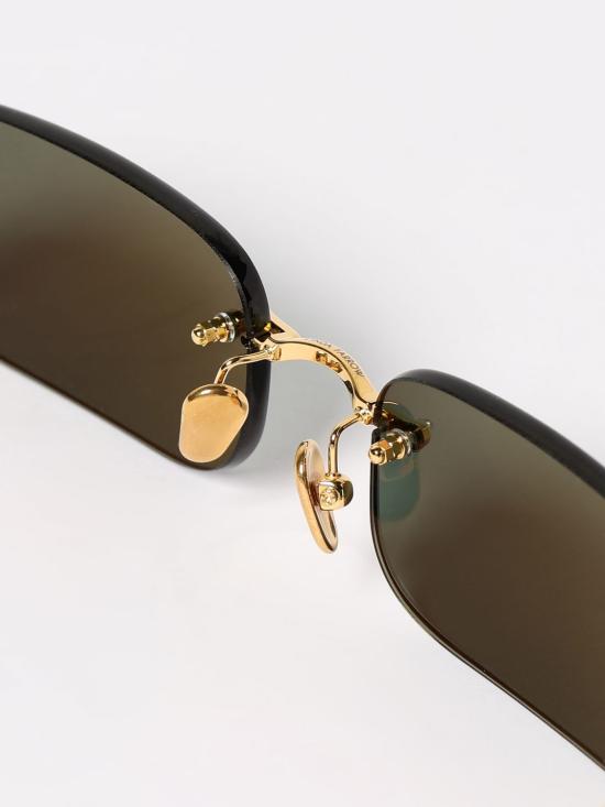 26SS 린다페로우 선글라스 LFL1131C9SUNC9 YELLOWGOLD WHITEGOLD GREEN Gold - LINDA FARROW