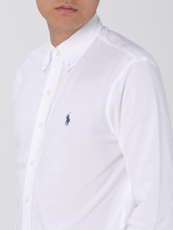 25FW 폴로 랄프로렌 후드 티셔츠 710654408 003 White - POLO RALPH LAUREN