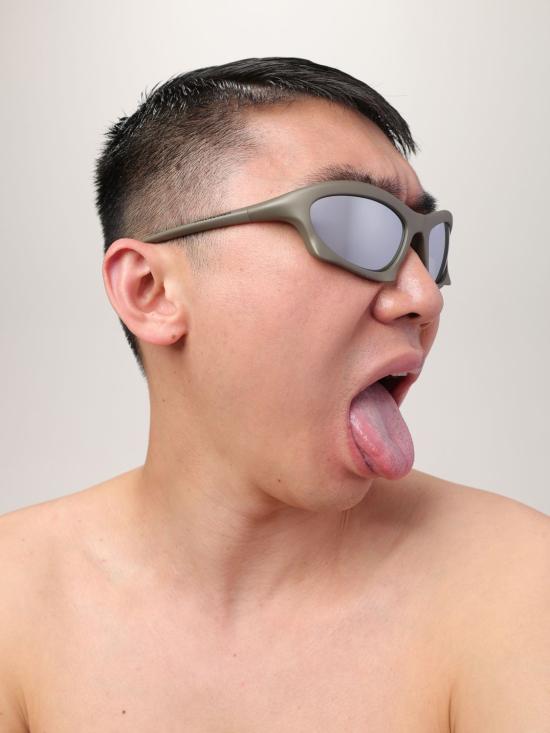 25FW 발렌시아가 선글라스 BB0229S 002 Grey - BALENCIAGA