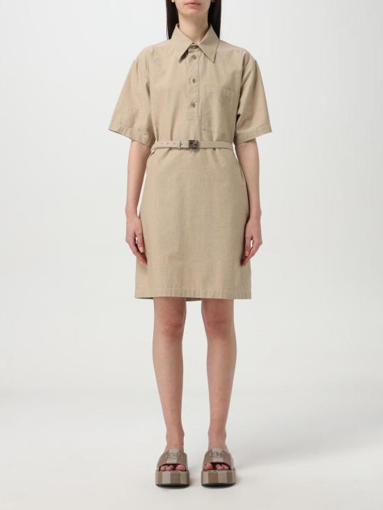 25SS 펜디 미디 원피스 FLD560ASMC F1RX9 Beige