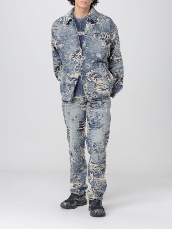 25SS 디젤 스웨터 A175120ANAH 8AT Blue - DIESEL