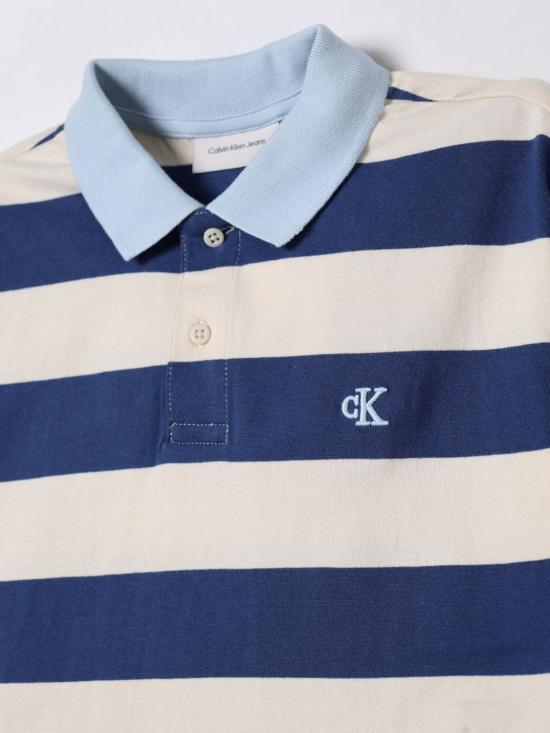 25FW [키즈] 캘빈클라인 폴로 셔츠 IB0IB02369 0A7 Blue - CALVIN KLEIN