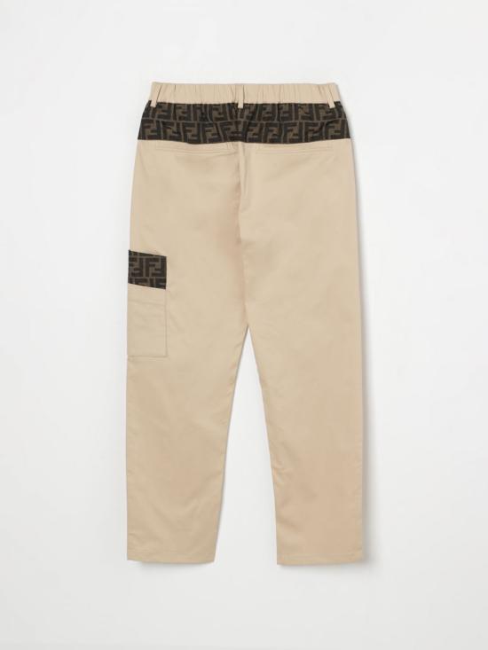 25FW [키즈] 펜디 팬츠 JMF508ADEH F1P2P Beige - FENDI