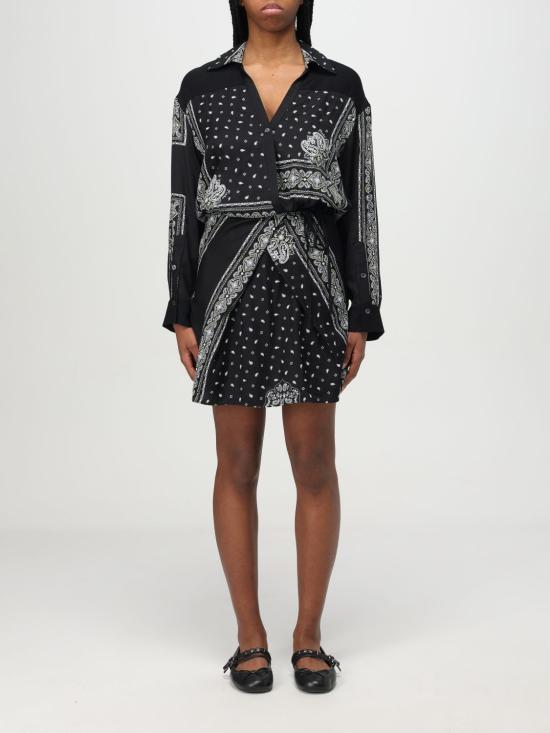 25SS 핑코 숏 원피스 104665A2CK Z1T Black