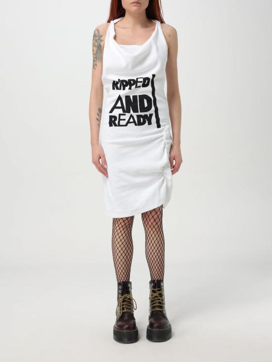 25SS 비비안웨스트우드 롱 원피스 1601004QJ009C A401 White