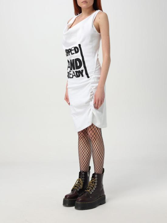 25SS 비비안웨스트우드 롱 원피스 1601004QJ009C A401 White - VIVIENNE WESTWOOD