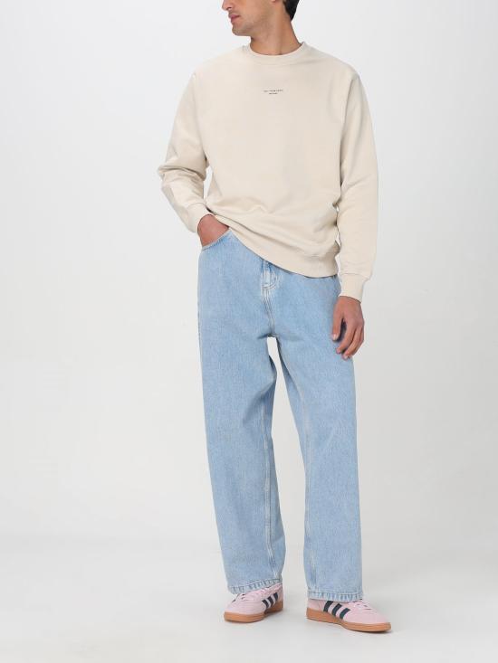 25FW 드롤드무슈 긴팔 티셔츠 SW148CO127 MASTIC Beige - DROLE DE MONSIEUR