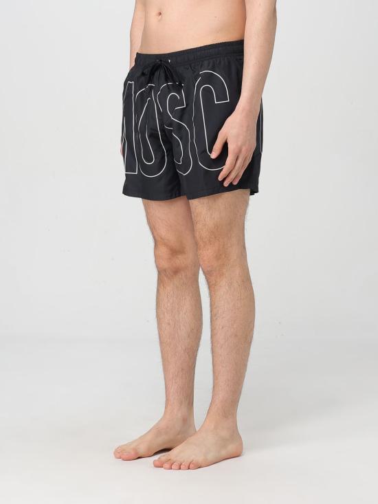 25SS 모스키노 스윔팬츠 42249301 1555 Black - MOSCHINO