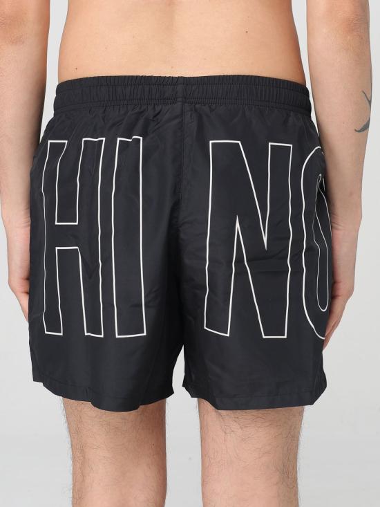 25SS 모스키노 스윔팬츠 42249301 1555 Black - MOSCHINO