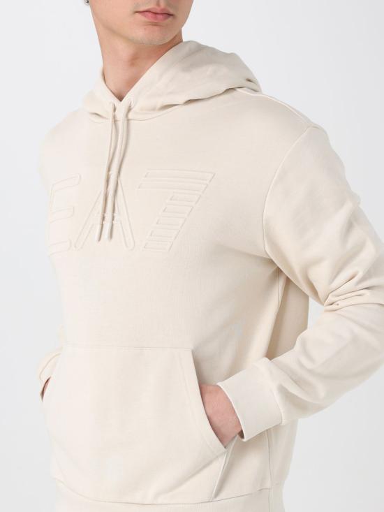 25SS 엠포리오 아르마니 집업 니트 7M000152AF10432 U1079 Ivory - EMPORIO ARMANI