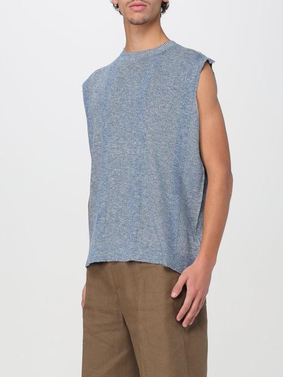 25SS 마르지엘라 니트 베스트 S50FB0107M13097 529F Blue - MAISON MARGIELA