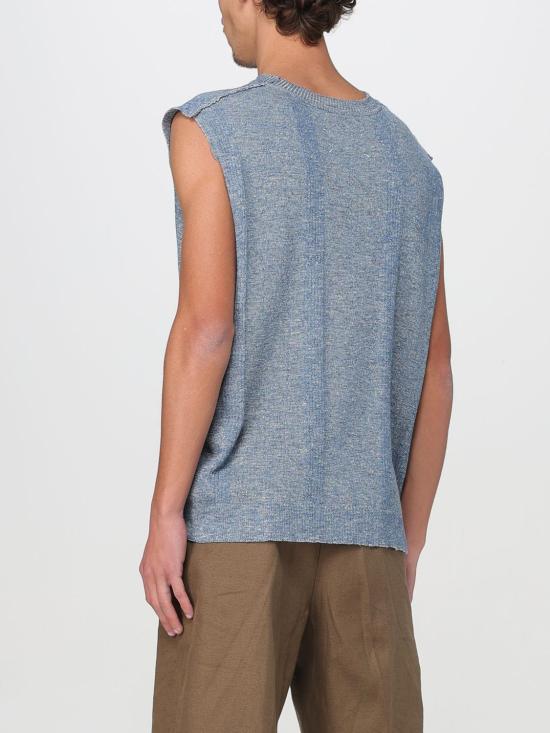 25SS 마르지엘라 니트 베스트 S50FB0107M13097 529F Blue - MAISON MARGIELA