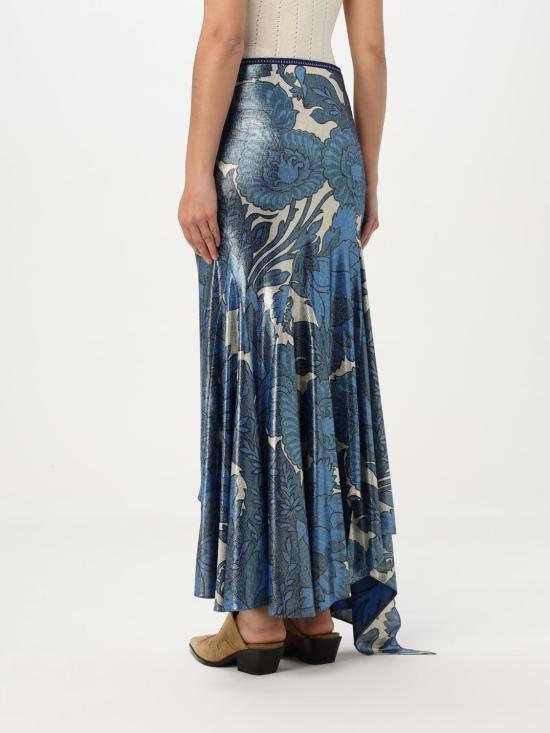 25SS 에트로 스커트 WRFA011899IAS43 X0880 Gnawed Blue - ETRO