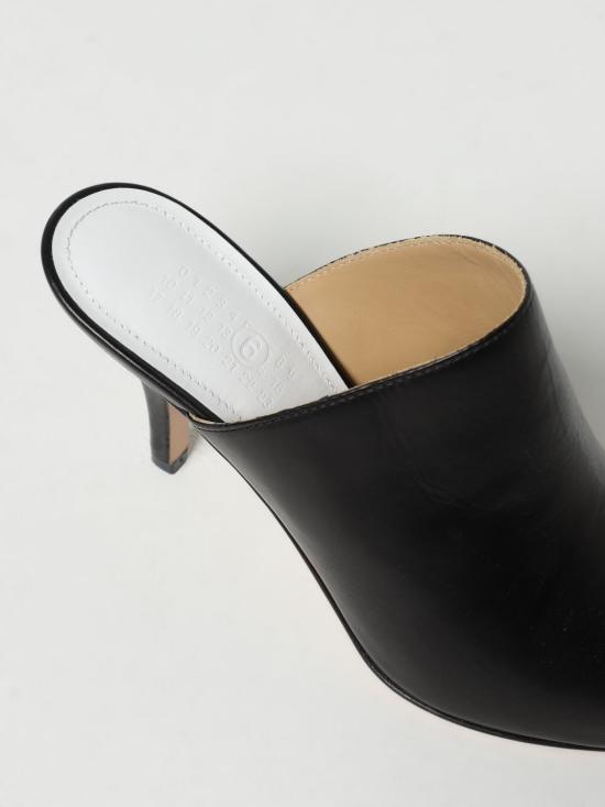 25SS MM6 메종마르지엘라 뮬/슬리퍼 S66WP0103P8303 T8013 Black - MM6 MAISON MARGIELA