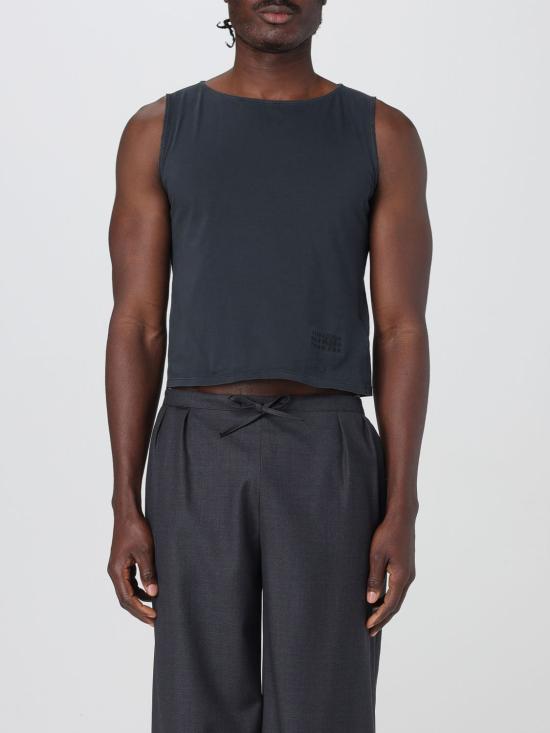 25SS MM6 메종마르지엘라 민소매 티셔츠 S62NL0053M20115 900 Black