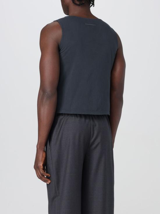 25SS MM6 메종마르지엘라 민소매 티셔츠 S62NL0053M20115 900 Black - MM6 MAISON MARGIELA