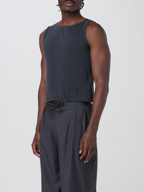 25SS MM6 메종마르지엘라 민소매 티셔츠 S62NL0053M20115 900 Black - MM6 MAISON MARGIELA