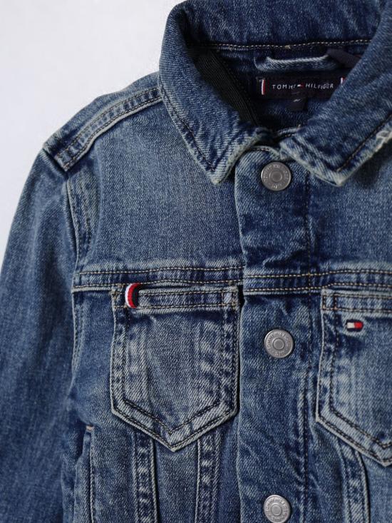 25FW [키즈] 타미힐피거 캐주얼 자켓 KB0KB09634 1A4 Denim - TOMMY HILFIGER