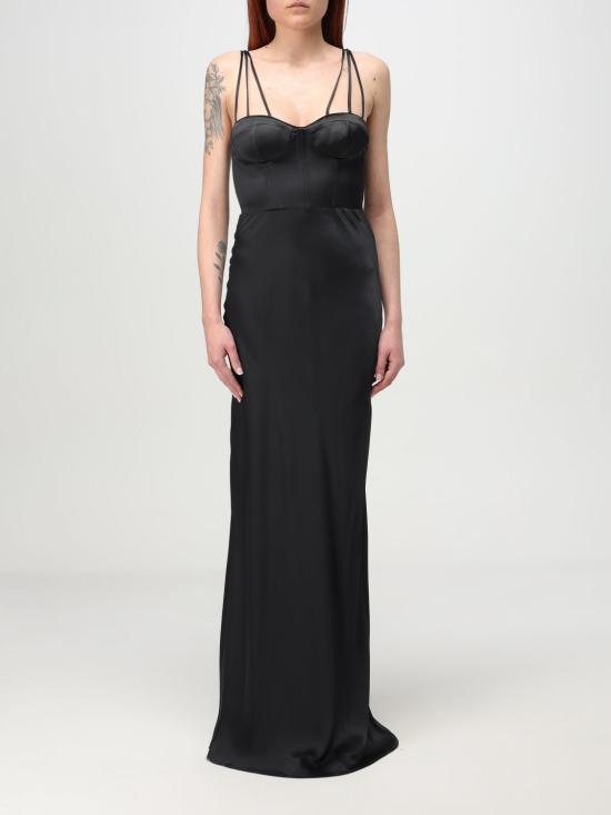 25FW 핑코 롱 원피스 104996A2GZ Z99 Black