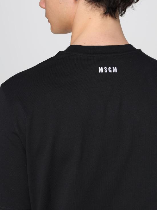 25SS 엠에스지엠 반팔 티셔츠 3840MM110257097 99 Black - MSGM