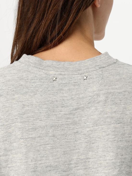 25SS 골든구스 반팔 티셔츠 GWP01874P00189060585 Grey - GOLDEN GOOSE
