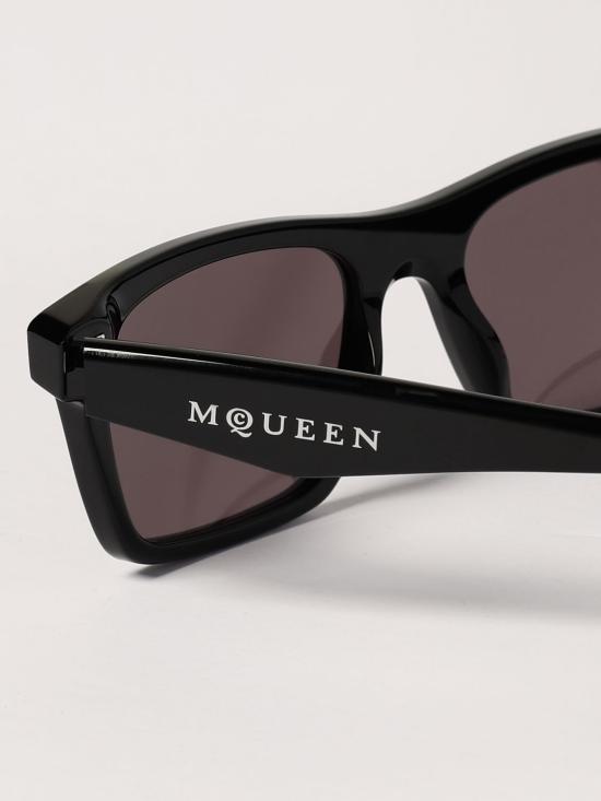25FW 알렉산더 맥퀸 선글라스 AM0472S 001 Black - ALEXANDER MCQUEEN
