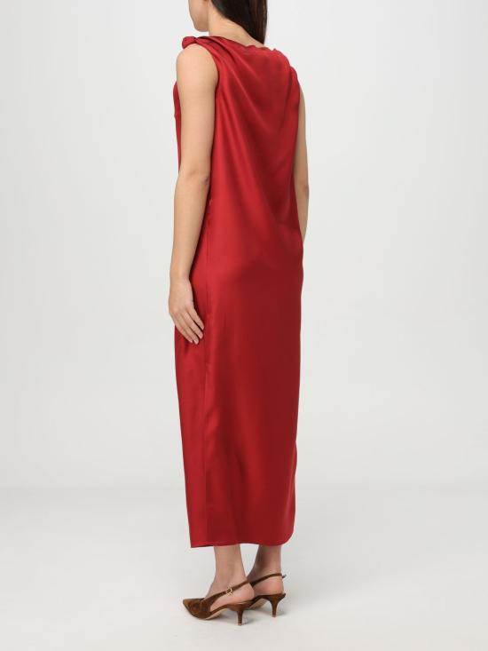 25FW 루루 스튜디오 롱 원피스 MOUN TOMATO Red - LOULOU STUDIO