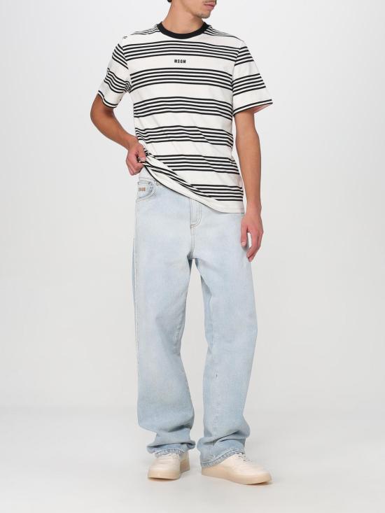 25SS 엠에스지엠 반팔 티셔츠 3840MM123257128 02 Black - MSGM