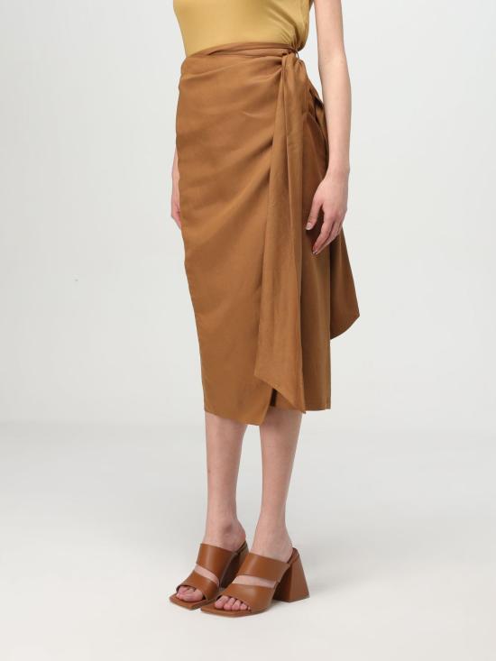 25FW 막스마라 스커트 2511101032600 002 Tobacco - MAX MARA