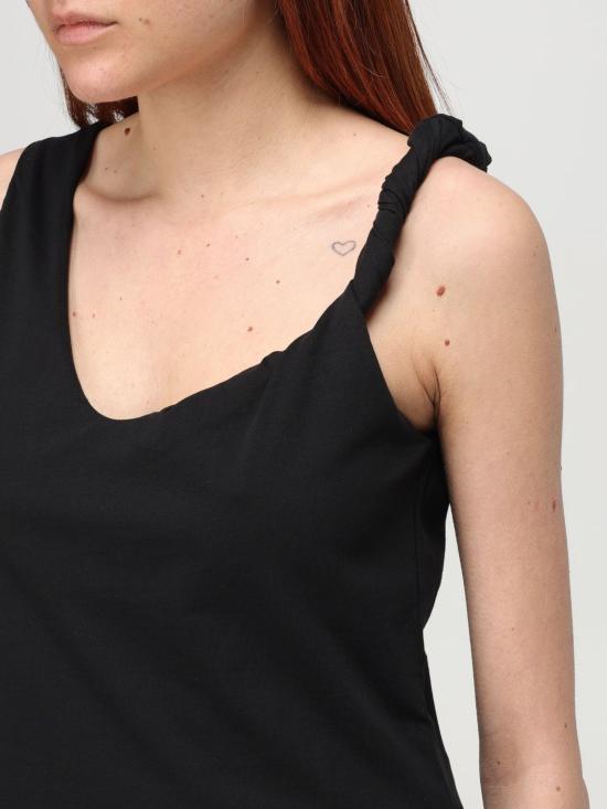 25FW 페데리카 토시 민소매 티셔츠 42653418 29 Black - FEDERICA TOSI