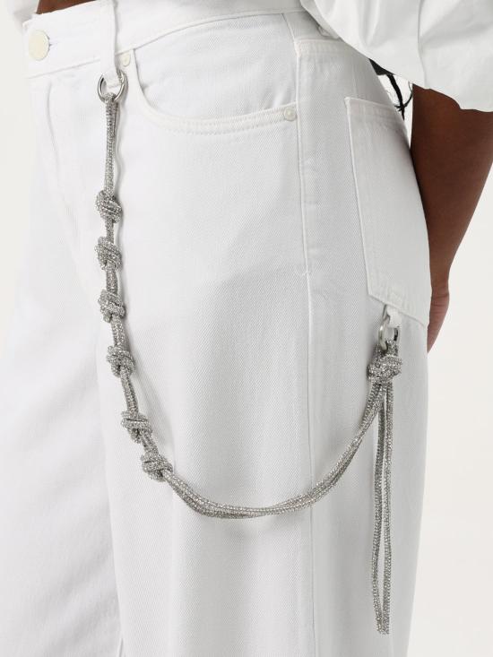 25FW 핑코 데님 팬츠 104601A2DO Z04 White - PINKO