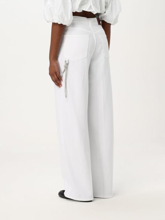 25FW 핑코 데님 팬츠 104601A2DO Z04 White - PINKO