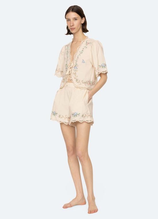  씨뉴욕 언더웨어 씨뉴 에드위나 마마 PJ 세트 크림