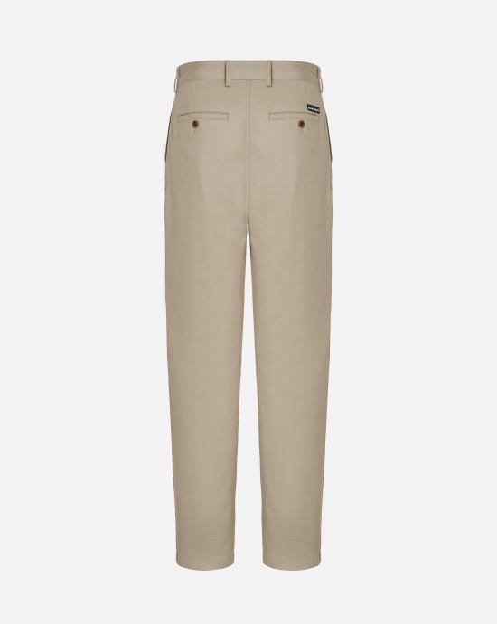  메종키츠네 스트레이트 팬츠 OM01101WW9043 0176 Beige - MAISON KITSUNE